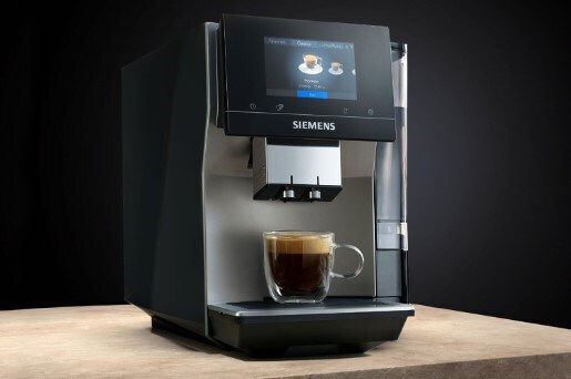Siemens Αυτόματη Μηχανή Espresso 1500W Πίεσης 19bar με Μύλο Άλεσης Μαύρη TP707R06
