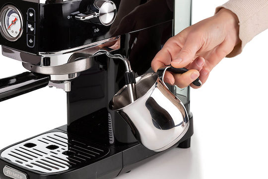 Ariete 1381/12 Μηχανή Espresso 1300W Πίεσης 15bar Μαύρη