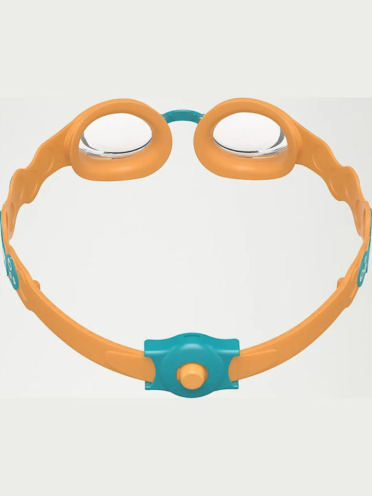 Speedo Spot Γυαλιά Κολύμβησης Παιδικά με Αντιθαμβωτικούς Φακούς Πορτοκαλί