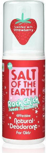 Salt of the Earth Rock Chick Sweet Strawberry Αποσμητικό σε Spray Χωρίς Αλουμίνιο 100ml