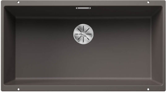 Blanco Blanco 800-U Unterbau Küchenspüle aus Flüssigem Granit M83xB46cm Vulkangrau