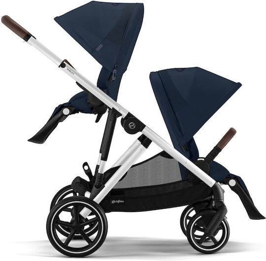 Cybex Gazelle S Baby Stroller Suitable for Newborn Silver-Ocean Blue 12.6kg