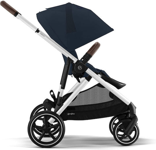 Cybex Gazelle S Baby Stroller Suitable for Newborn Silver-Ocean Blue 12.6kg