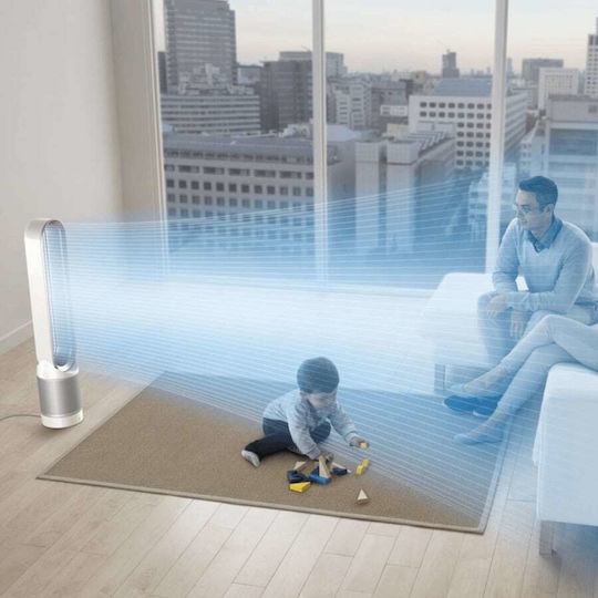 Dyson TP00 Вентилатор Без Перки 40W с Дистанционно Бял
