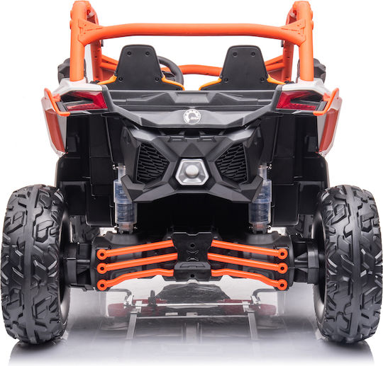 Can Am Maverick UTV Buggy Διθέσιο με Τηλεκοντρόλ Τύπου 24 Volt Πορτοκαλί