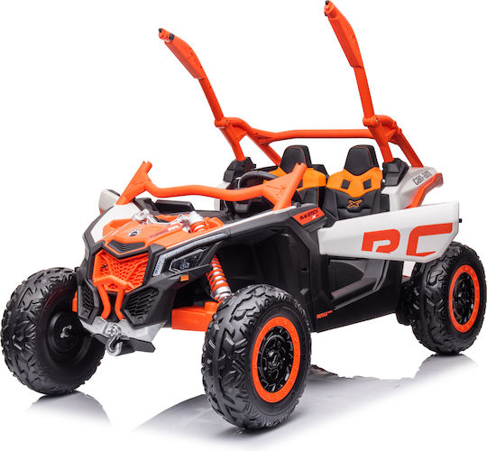 Can Am Maverick UTV Buggy Διθέσιο με Τηλεκοντρόλ Τύπου 24 Volt Πορτοκαλί