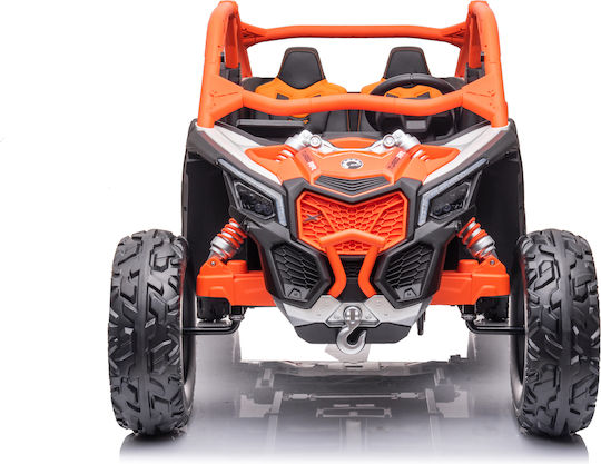 Can Am Maverick UTV Buggy Διθέσιο με Τηλεκοντρόλ Τύπου 24 Volt Πορτοκαλί