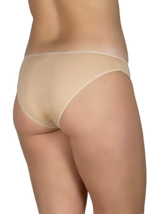 A.A UNDERWEAR Baumwolle Damen Slip Beige