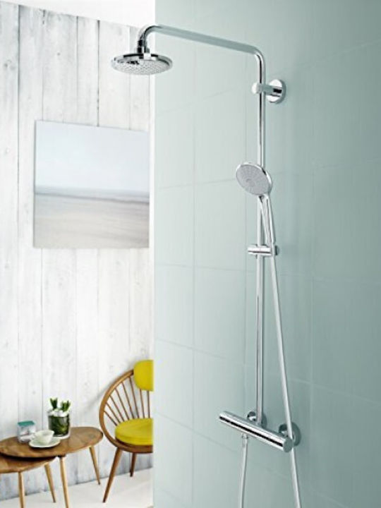 Grohe Euphoria 260 Shower Column with Bathtub Mixer 111.6cm Silver