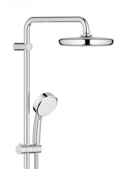 Grohe Tempesta Cosmo 210 Coloană De Duș Cu Mixer De Cadă 112.8cm Argintie Grohe Tempesta Cosmo 210 Coloană De Duș Cu Mixer De Cadă 112.8cm Argintie