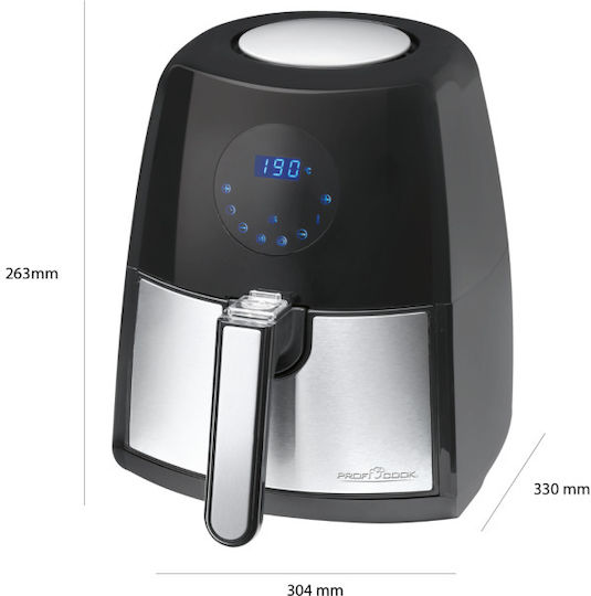 Profi Cook Air Fryer 2.5lt Μαύρο PC-FR 1147 H
