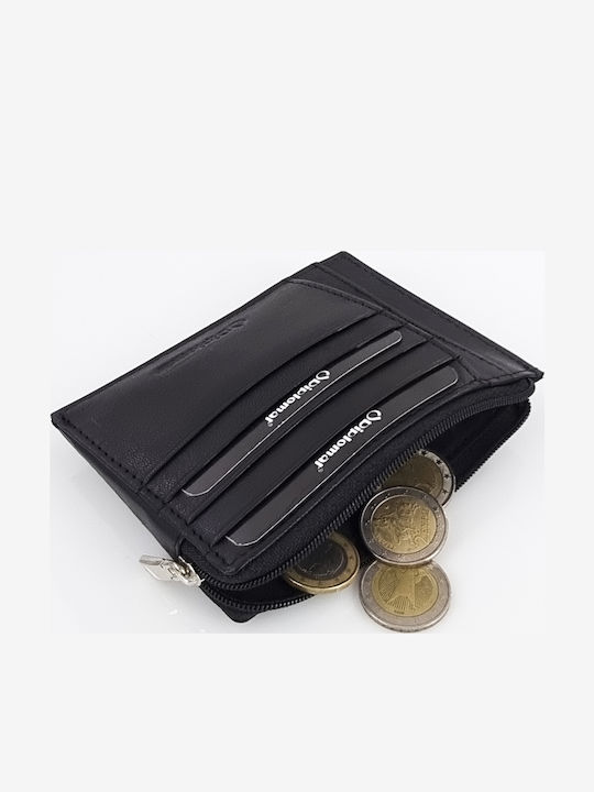 Leather Men's Wallet Cards Black