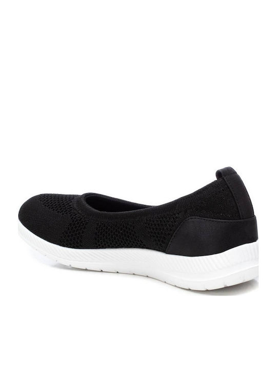 Fabric Ballerinas Black