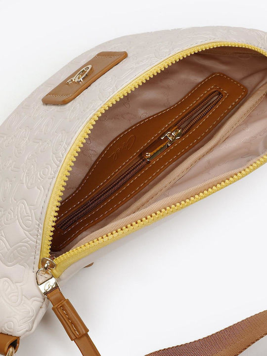 Frauen Bum Bag Gürtel Beige 1021-0036-004