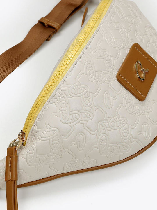 Frauen Bum Bag Gürtel Beige 1021-0036-004