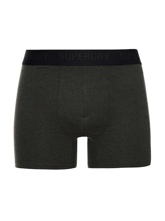 Ανδρικά Μποξεράκια Black/Olive/Grey 3Pack