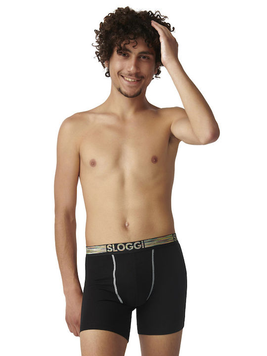 Sloggi Herren Boxershorts Mehrfarbig 2Packung