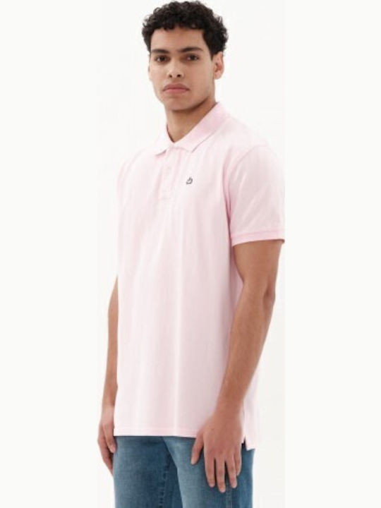Tricou Polo Roz