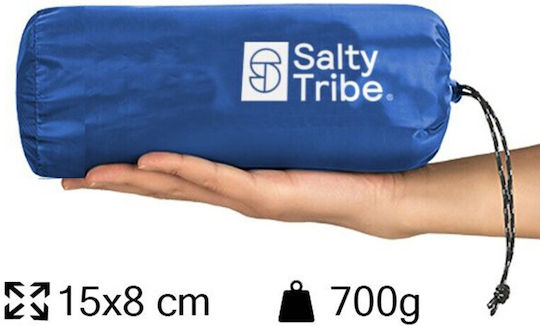 Salty Tribe Ciconians Single Camping Sleeping Mat with Pump Bag 185x55cm Thickness 5cm in Blue color