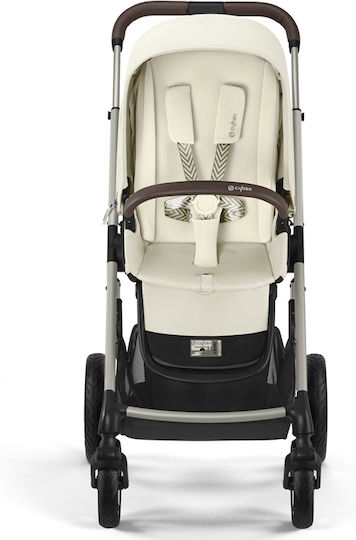 Cybex Talos S Lux Verstellbar Kinderwagen Geeignet für Neugeborene Seashell Beige 14.2kg