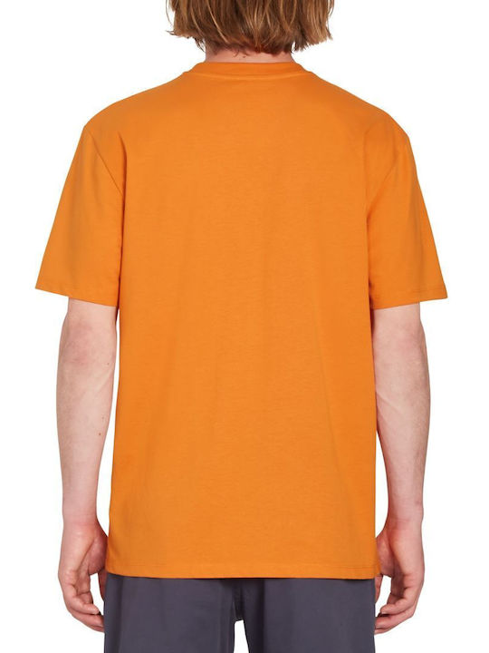 Volcom Men's Short Sleeve T-shirt Orange