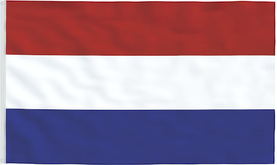 Flagge der Niederlande Polyester mit einem Einsatz 5,55 m. aus Aluminium