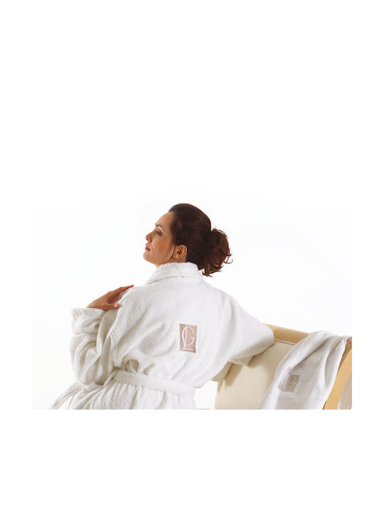Guy Laroche Venue Women's Collar Bathrobe Ivory