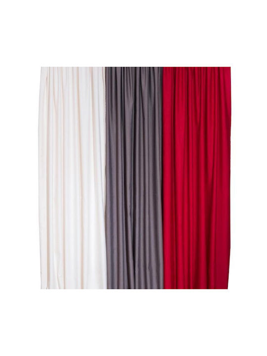 Viopros Vorhang mit Bleistiftfalten Guro 35 Terrakotta 140x270cm