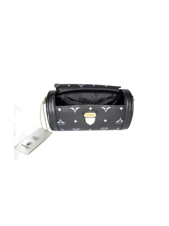 La tour Eiffel Din piele Geantă de damă Crossbody Neagră