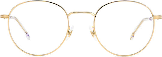 Carrera Metal Eyeglass Frame Gold 307 LOJ