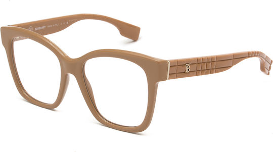 Burberry Plastic Eyeglass Frame Butterfly Brown 2363 3990