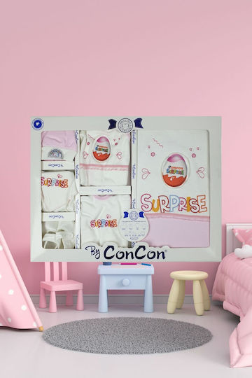 Concon Newborn Clothing Set for Girl for 0-3 months 10pcs