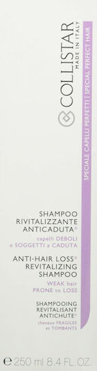 Collistar Anti-Hair Loss Revitalizing Σαμπουάν κατά της Τριχόπτωσης για Όλους τους Τύπους Μαλλιών 250ml