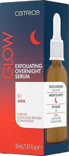 Catrice Cosmetics Glow Exfoliating Overnight Serum Face for Radiance & Whitening 30ml