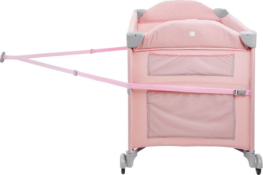 Kikka Boo Milky Way 2020 Laufstall 2 Ebenen mit Matratze Rosa 125x65cm