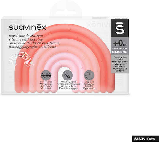 Suavinex Μασητικός Κρίκος Οδοντοφυΐας από Καουτσούκ για 0 m+