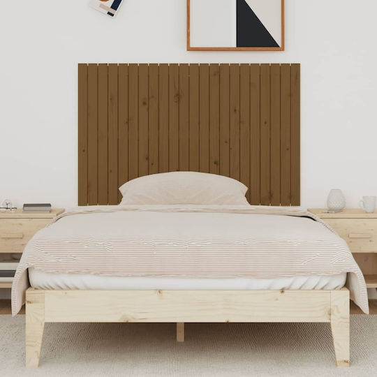 vidaXL Wooden Bed Headboard Brown 140x90cm