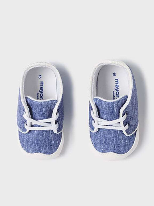 Mayoral Βρεφικά Sneakers Αγκαλιάς Μπλε