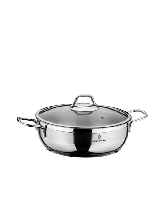 Sofram Soft Stainless Steel Casserole Pot 6.5lt / 30cm