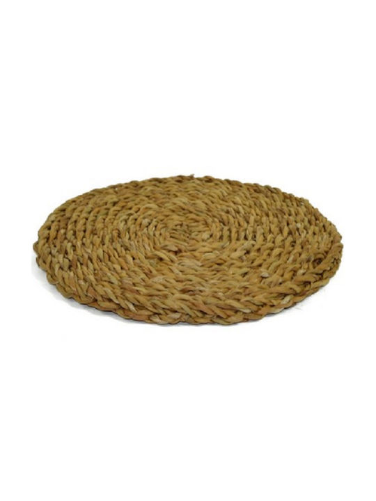 Placemats Rotund Wicker Bej 27cm 1buc