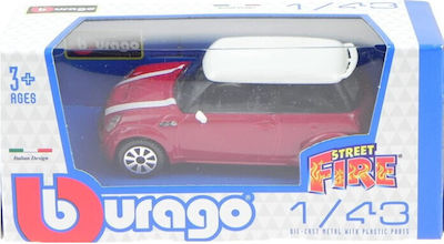 Bburago Mini Cooper Кола 1:43 Мини Купър Червено за 3++ Години