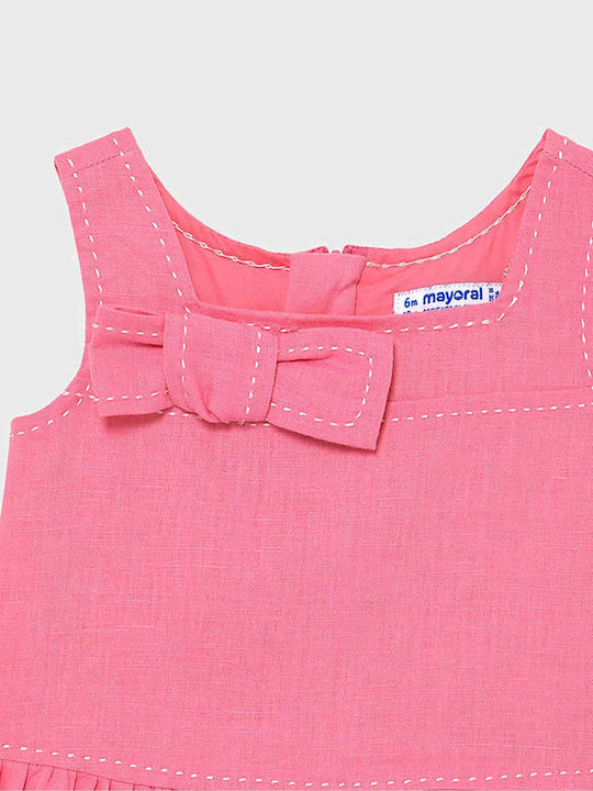 Mayoral Kids Dress Sleeveless Pink