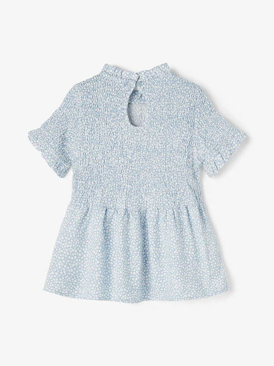 Name It Kids Blouse Short Sleeve Light Blue