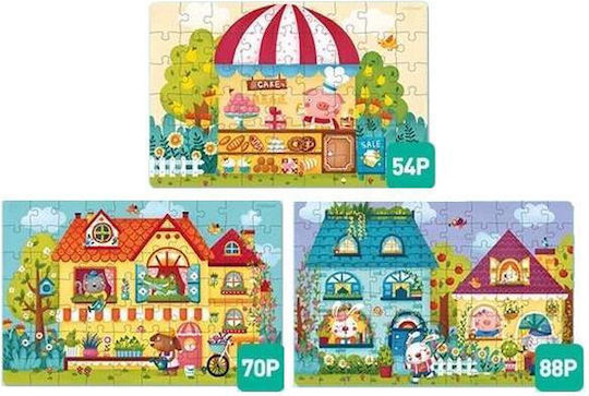 Παιδικό Puzzle Town για 3+ Ετών 88pcs MiDeer