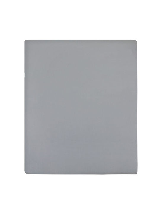vidaXL Sheet for Single Bed with Elastic 90x200cm. Gray