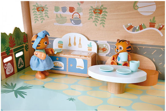 Hape Tigers Jungle House Wooden Dollhouse
