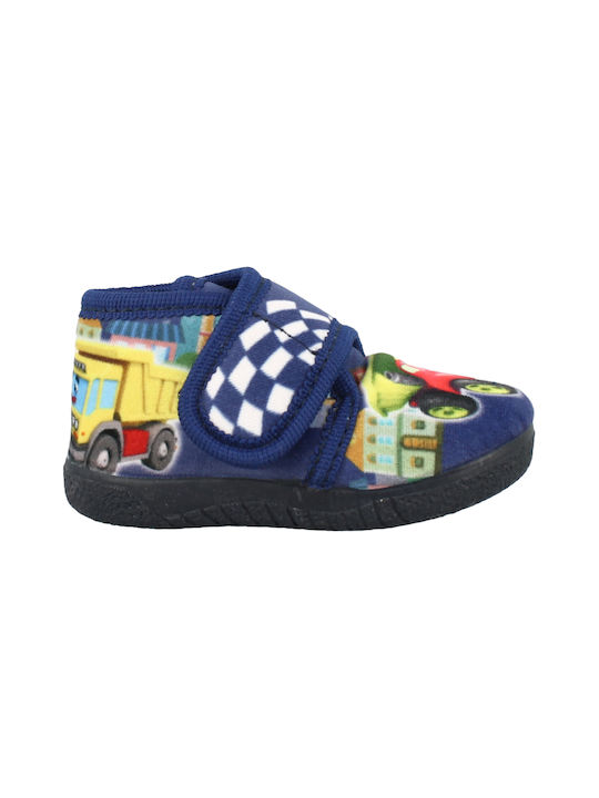 IQ Shoes Kids Slipper Ankle Boot Blue