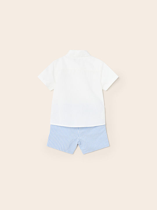 Mayoral Kids Set with Shorts Summer 2pcs White