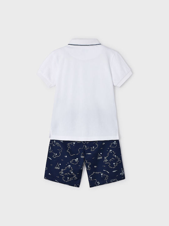 Mayoral Kids Set with Shorts Summer 2pcs White