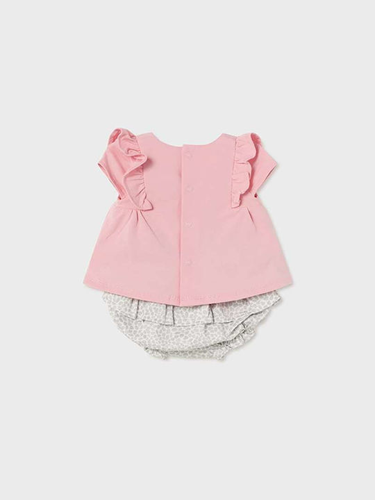 Mayoral Kids Set with Shorts Summer 2pcs Pink